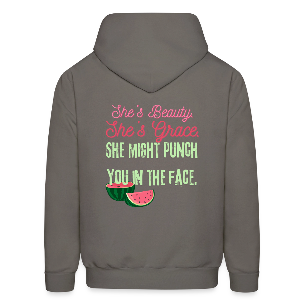 Sweet like watermelon Hoodie - asphalt gray