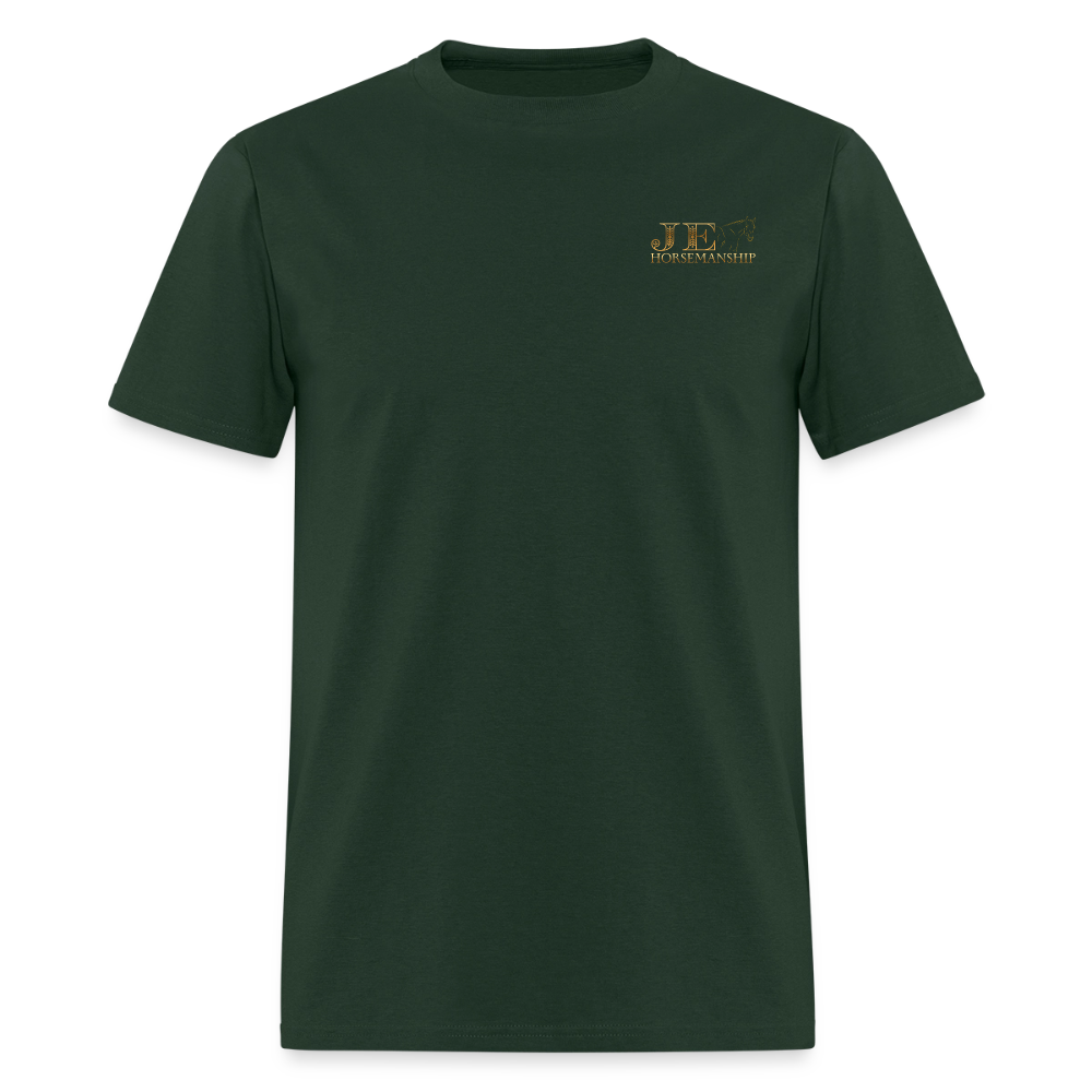 JE Horsemanship T-Shirt | GILDAN 5000 - forest green