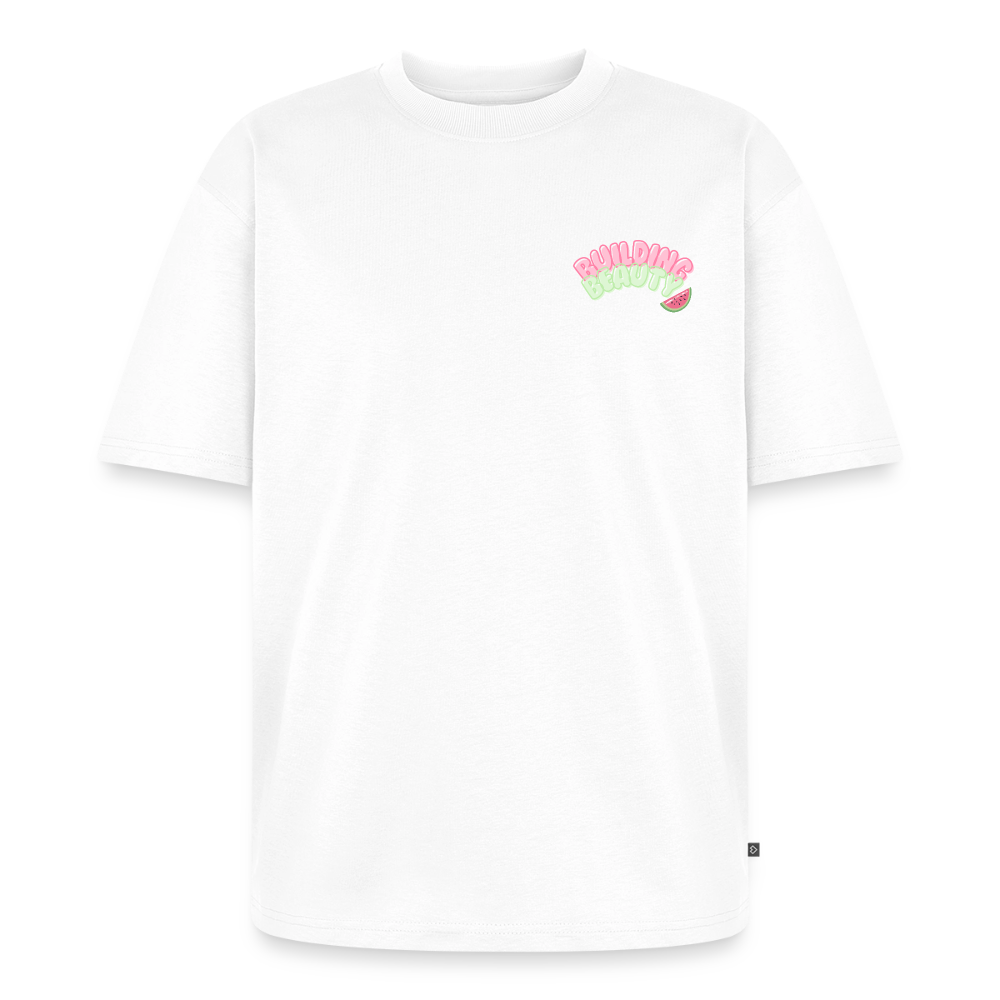 Sweet like watermelon Oversized Organic T-Shirt - white