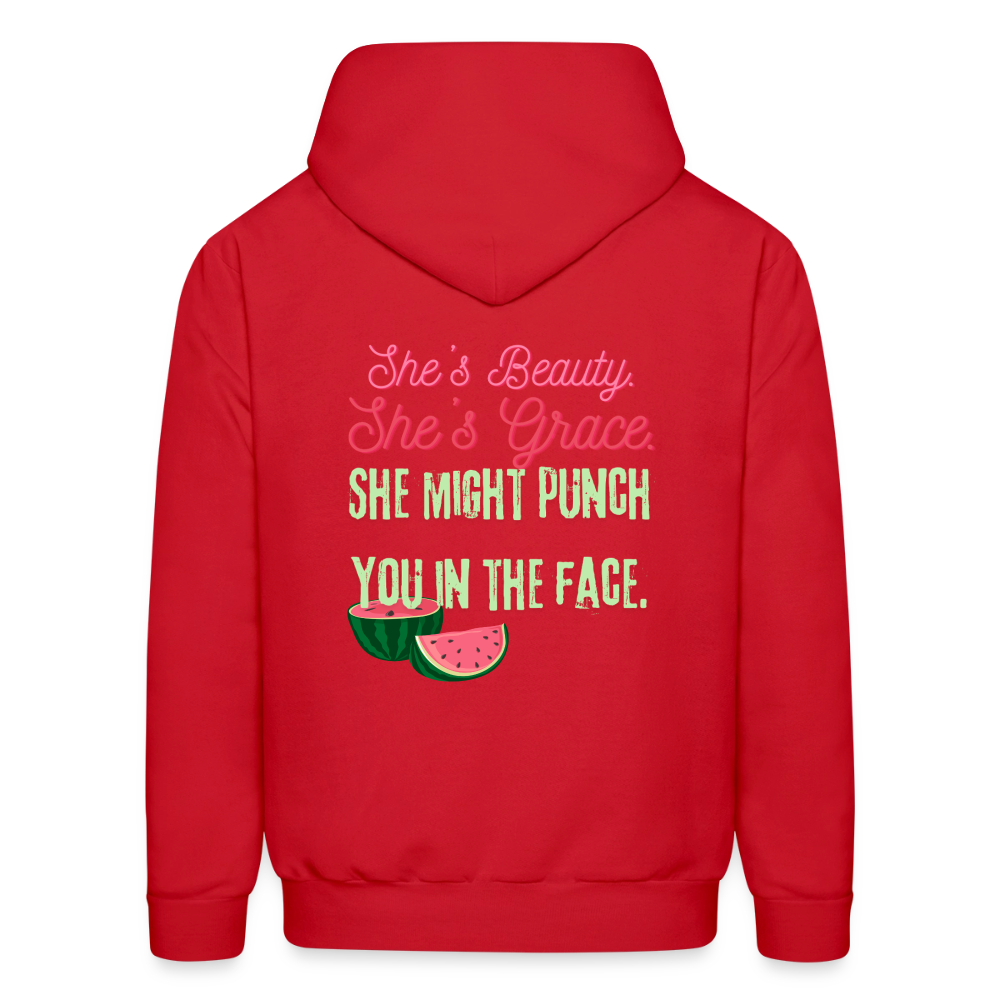 Sweet like watermelon Hoodie - red