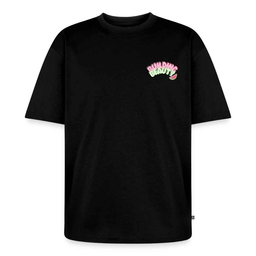 Sweet like watermelon Oversized Organic T-Shirt - black