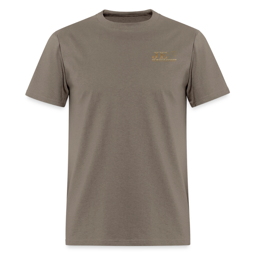 JE Horsemanship T-Shirt | GILDAN 5000 - safari