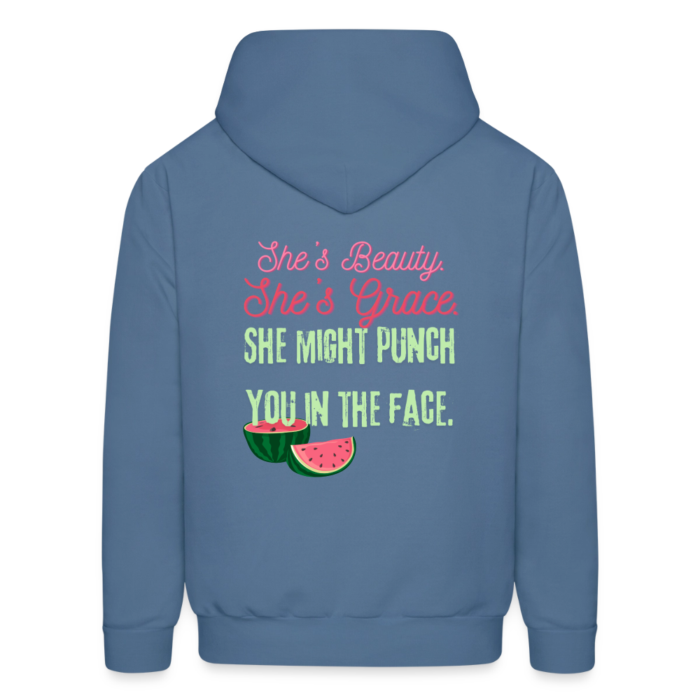 Sweet like watermelon Hoodie - denim blue