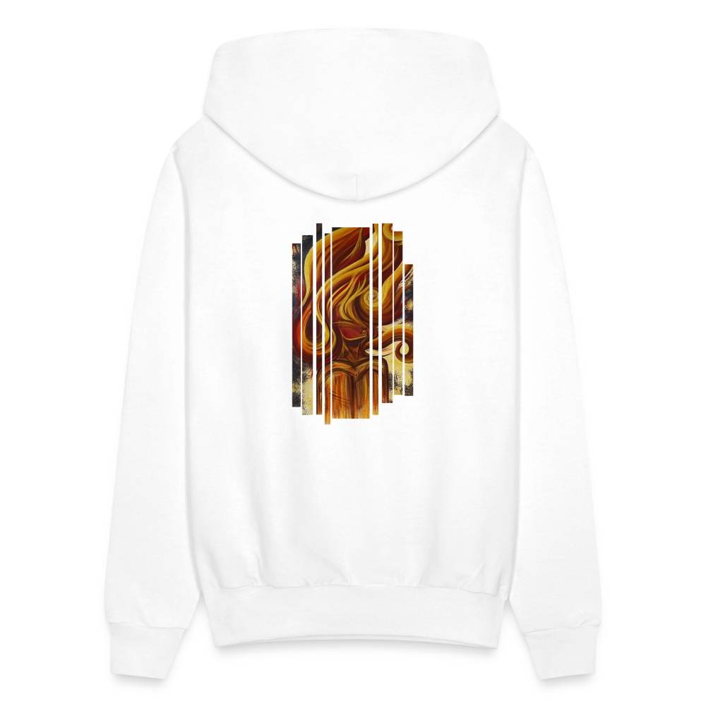 Acrylic painting Hoodie - white