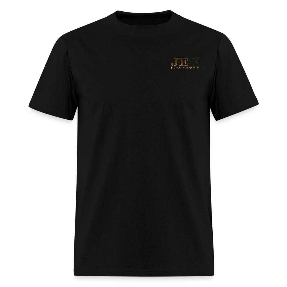 JE Horsemanship T-Shirt | GILDAN 5000 - black