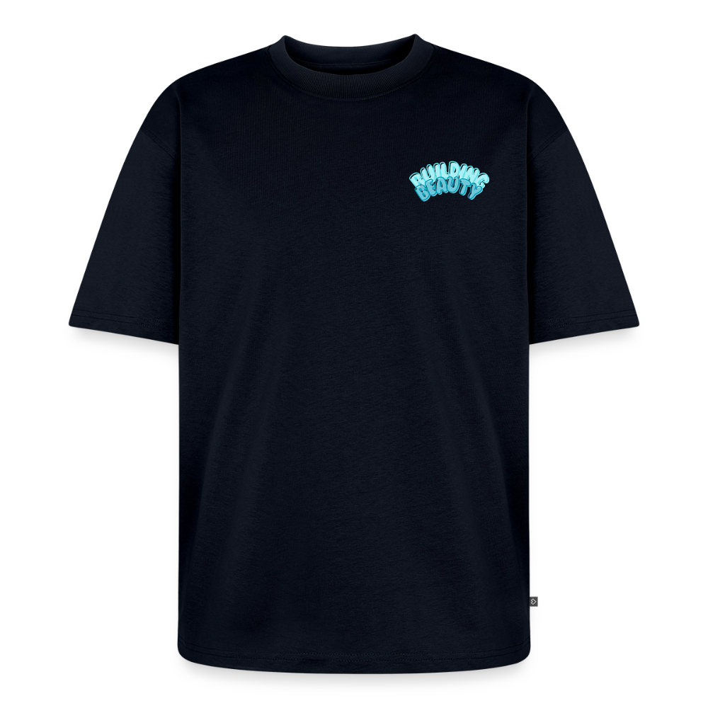 Oversized Organic T-Shirt - navy