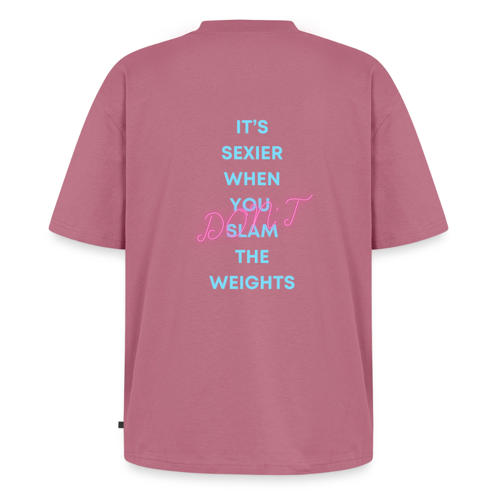 Oversized Organic T-Shirt - mauve