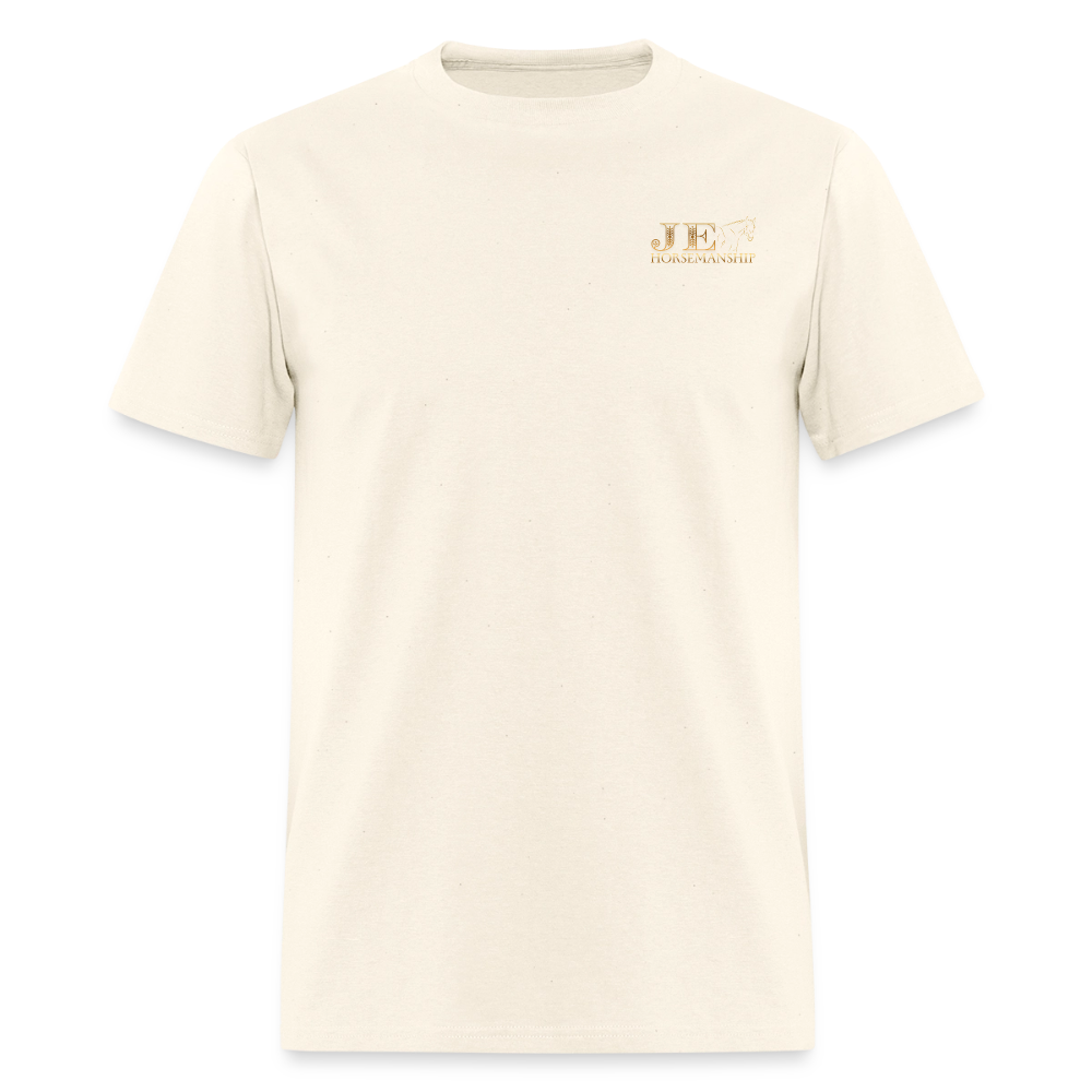 JE Horsemanship T-Shirt | GILDAN 5000 - sweet cream heather
