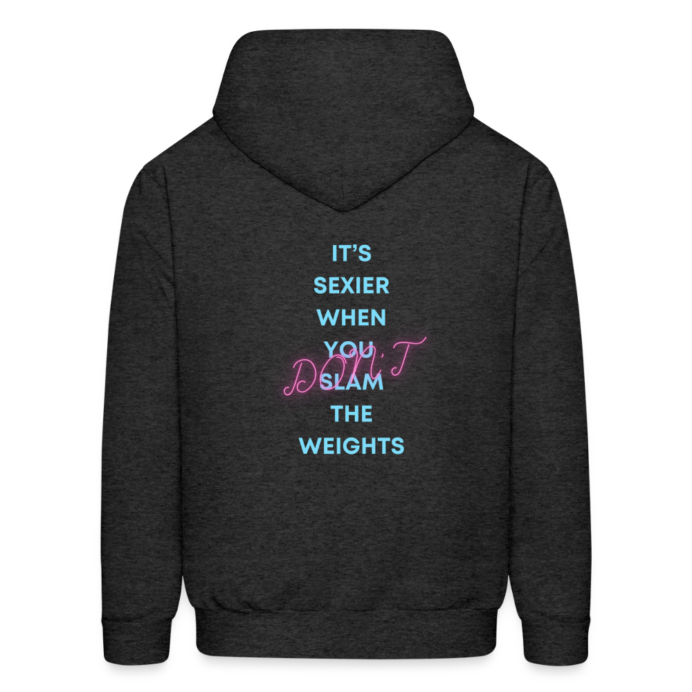 Graphic Hoodie - charcoal grey