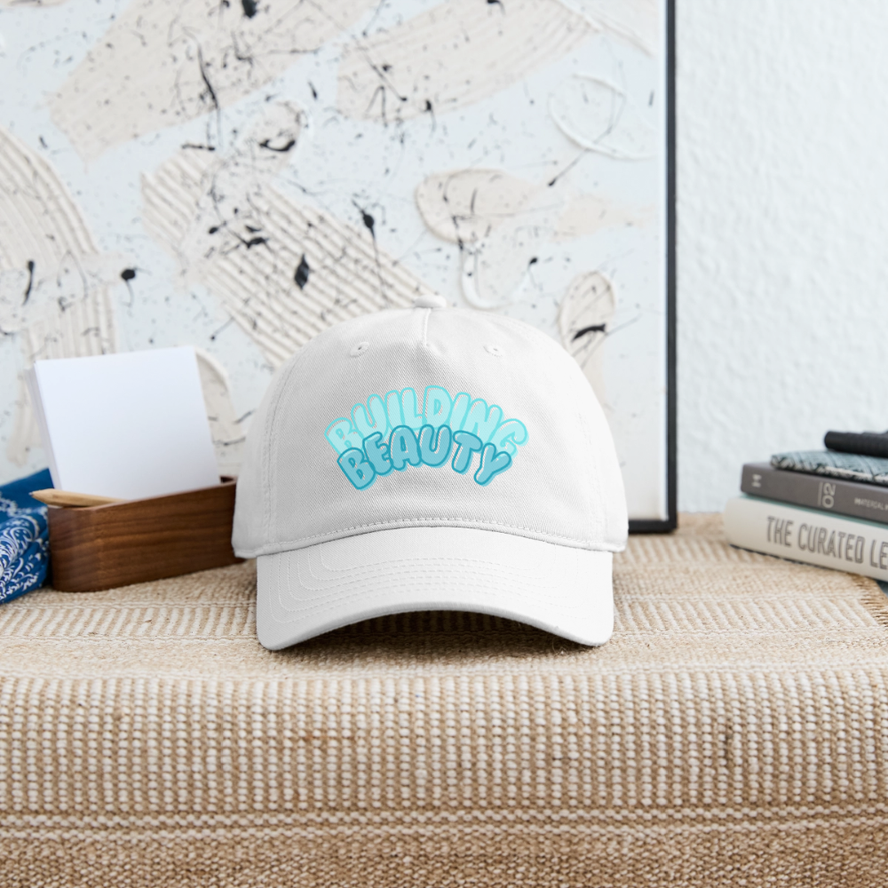 Organic Baseball Cap - white
