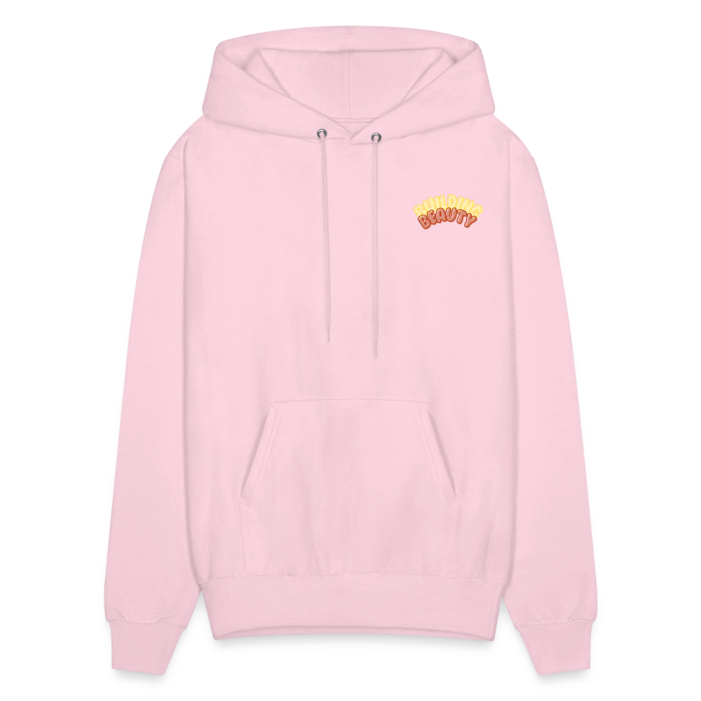 Acrylic painting Hoodie - pale pink