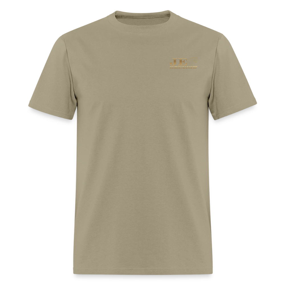 JE Horsemanship T-Shirt | GILDAN 5000 - khaki