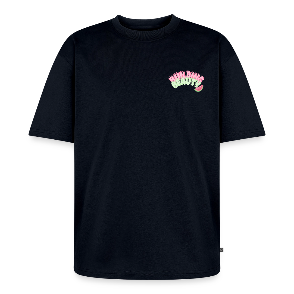 Sweet like watermelon Oversized Organic T-Shirt - navy