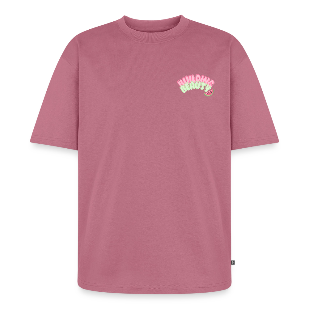 Sweet like watermelon Oversized Organic T-Shirt - mauve