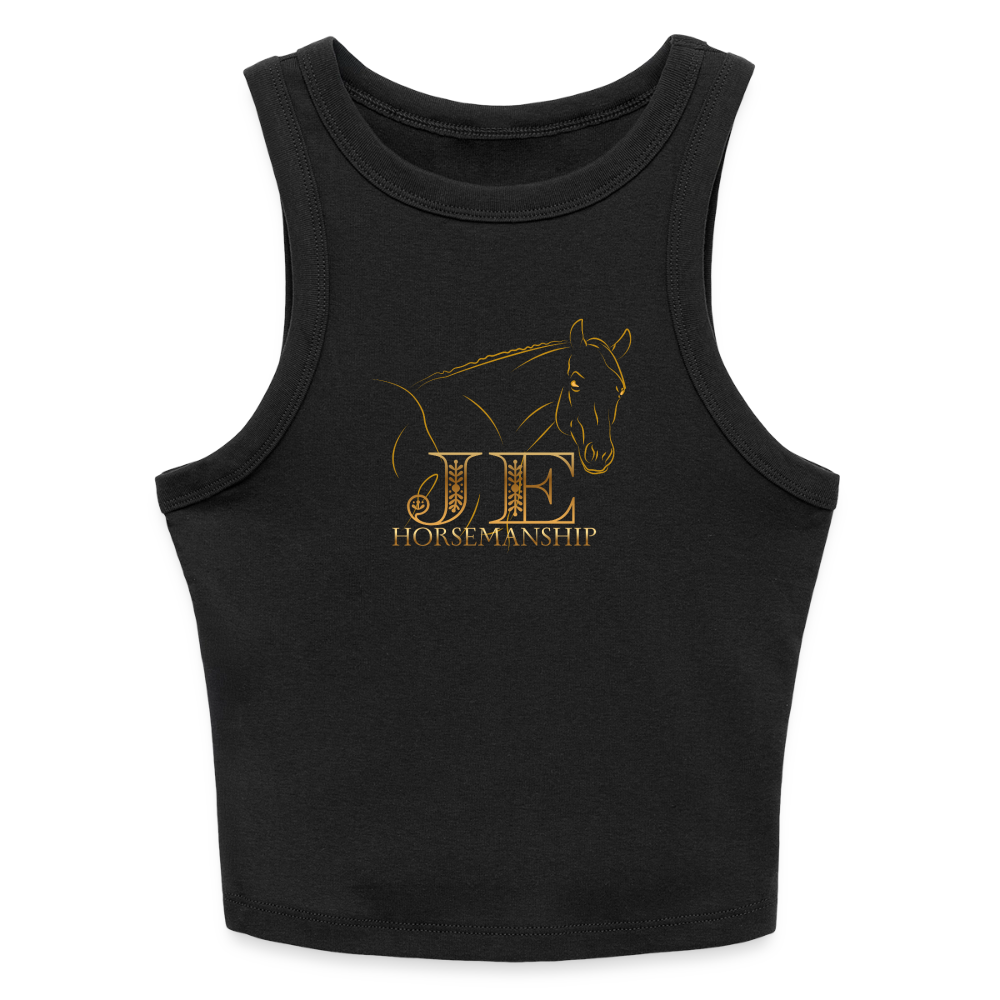 JE Horsemanship Slim Fit Rib Women's Tank Top - black