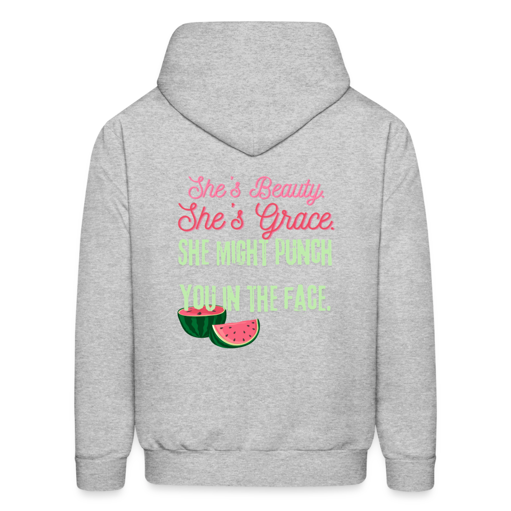 Sweet like watermelon Hoodie - heather gray