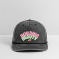Vintage Washed Rope Cap - washed black