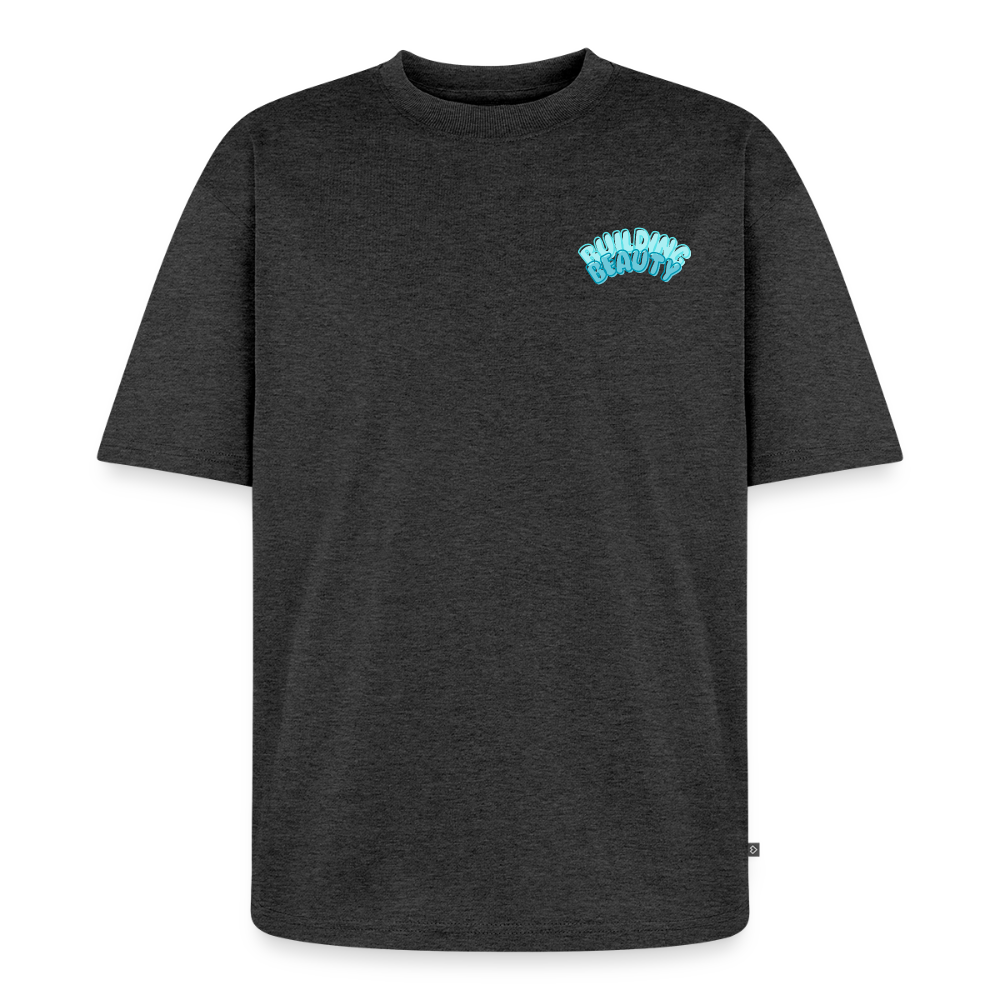 Oversized Organic T-Shirt - heather anthracite