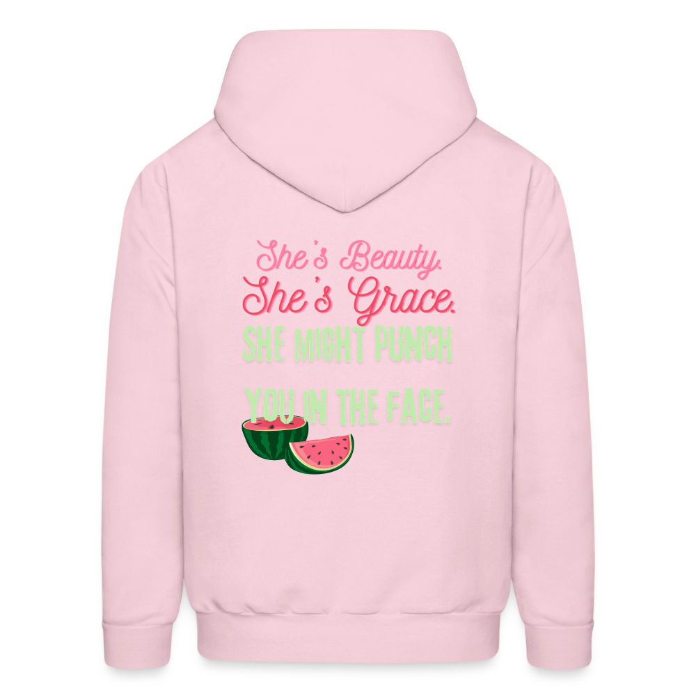 Sweet like watermelon Hoodie - pale pink