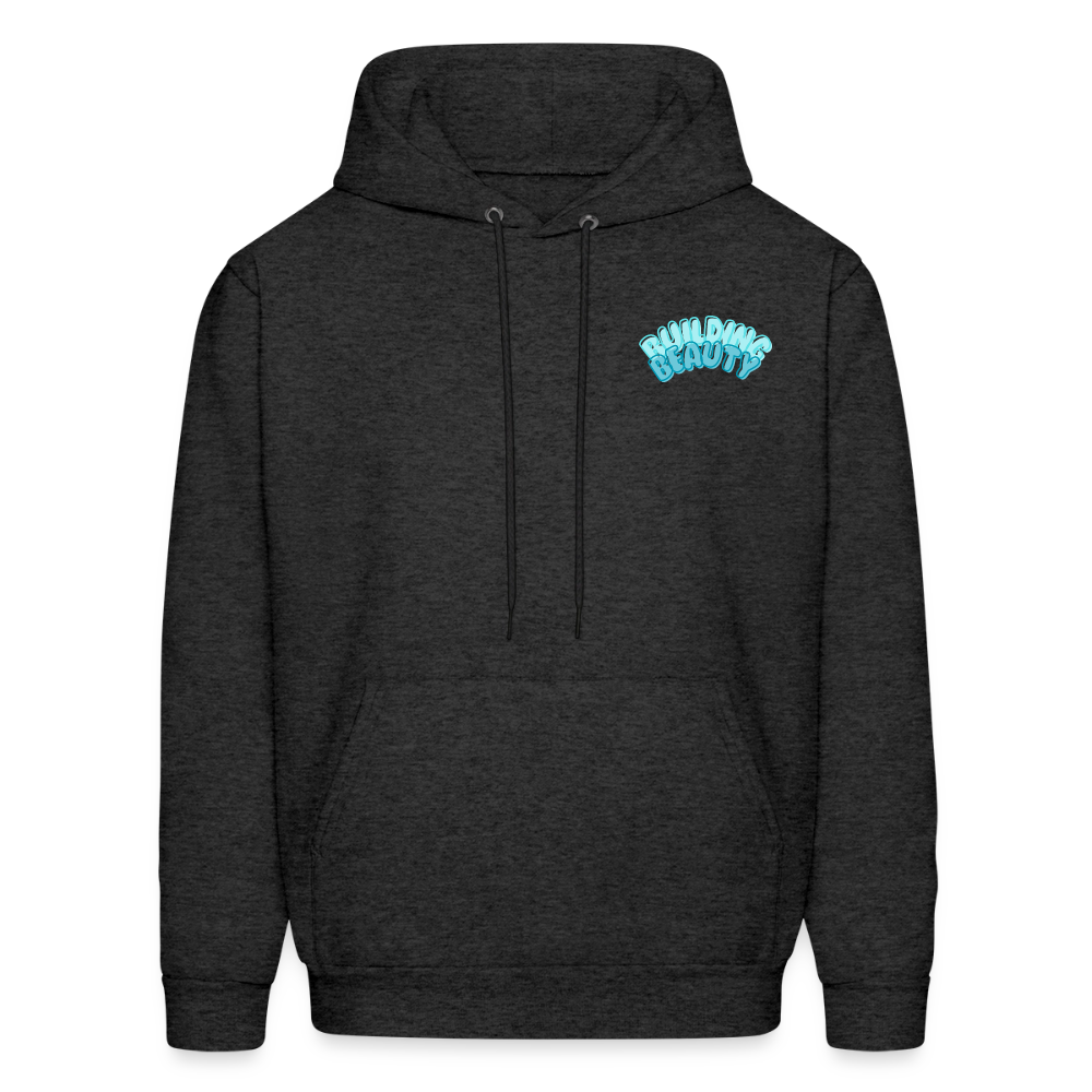 Graphic Hoodie - charcoal grey